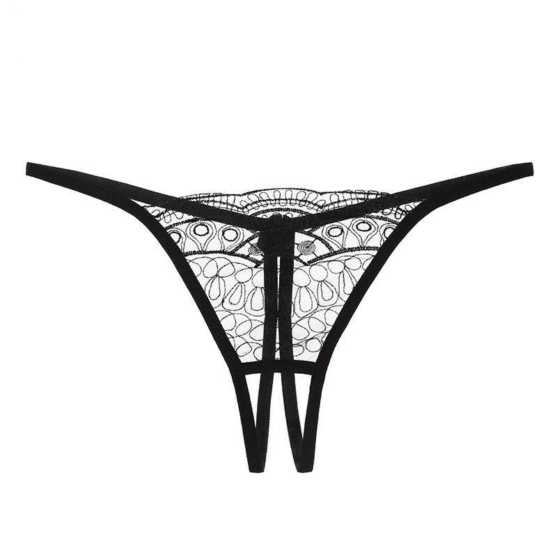 Half-support hollow bra panties