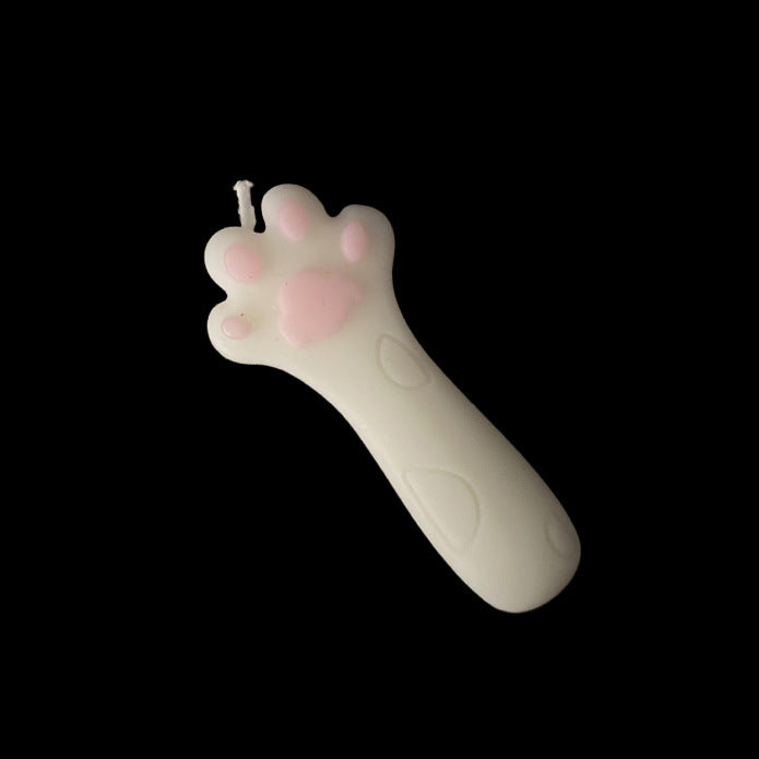 Cute cat claw low temperature candle