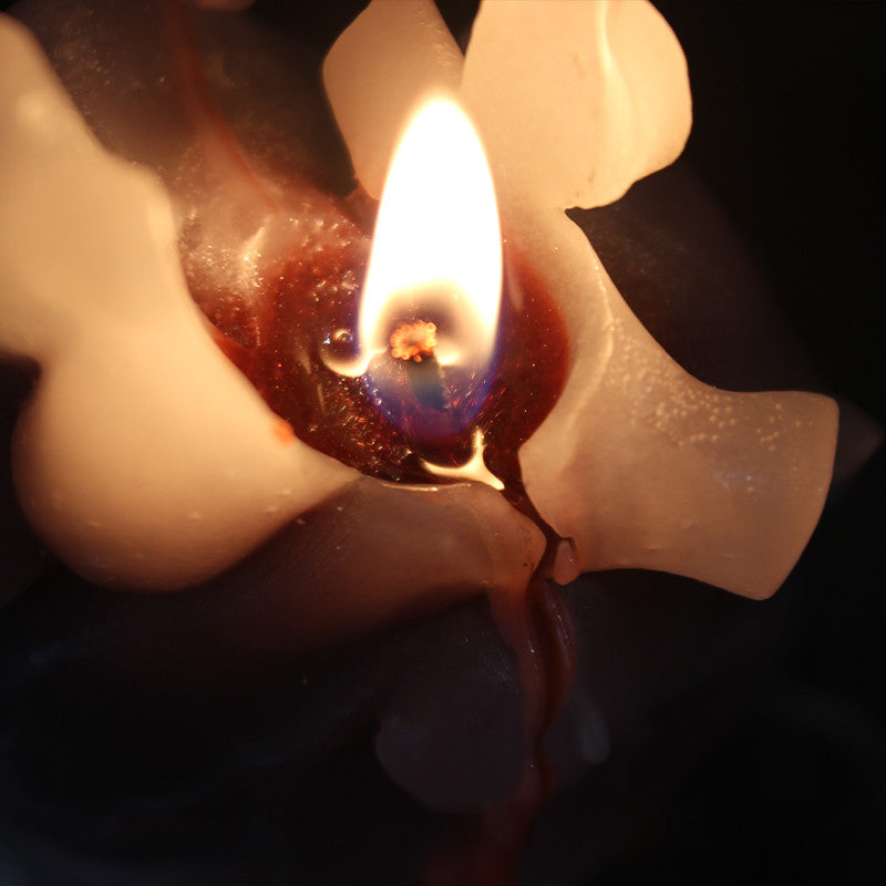 Heart aromatherapy low temperature candle