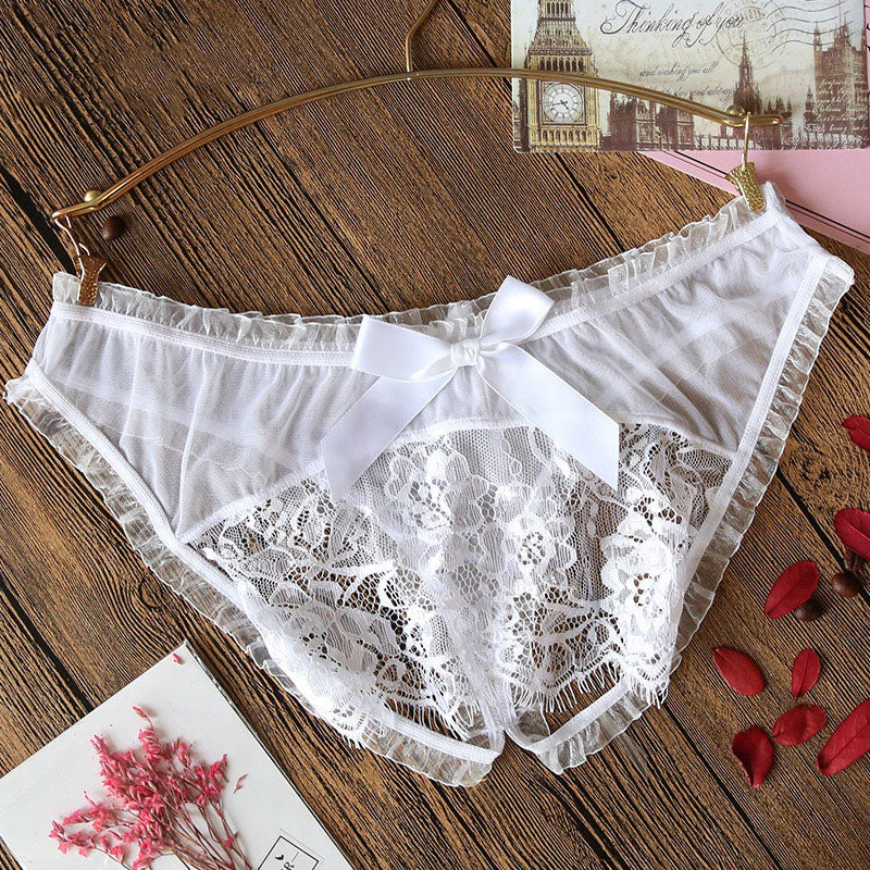 Eyelash lace T pants