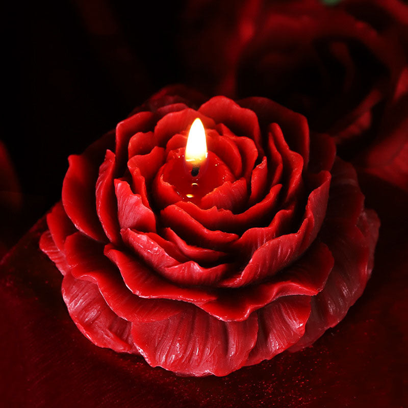 Peony low temperature candle