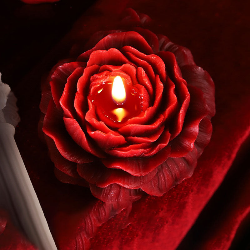Peony low temperature candle