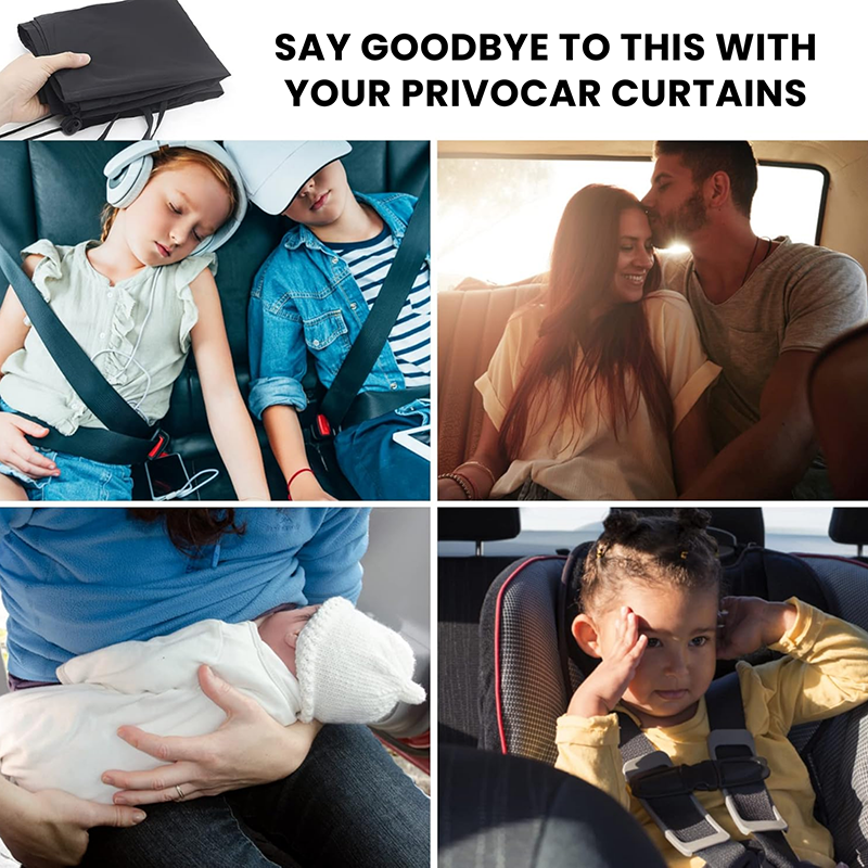 Car privacy curtains