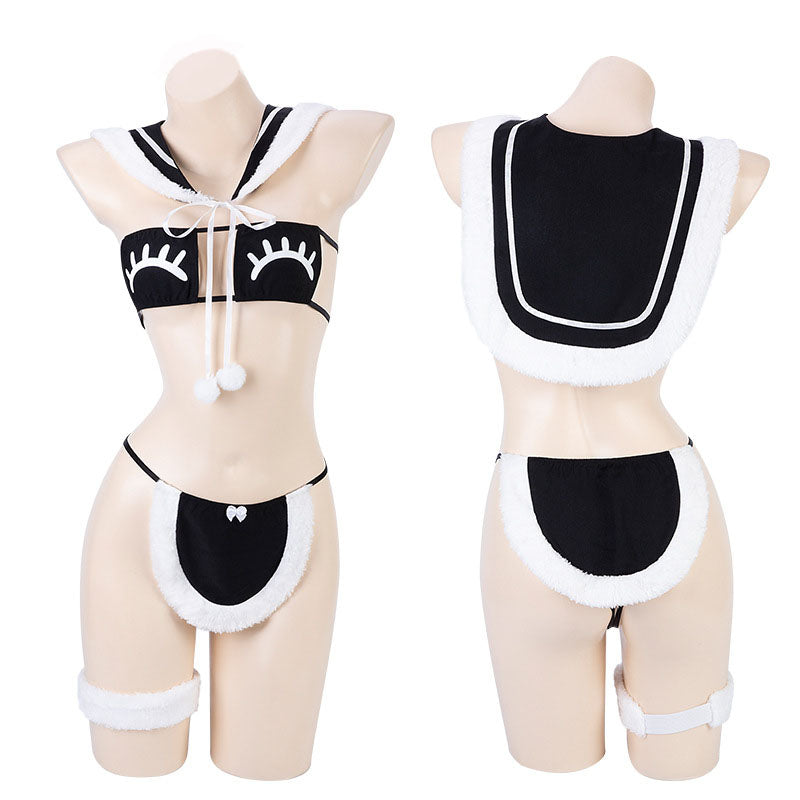 Tube-style plush sailor uniform