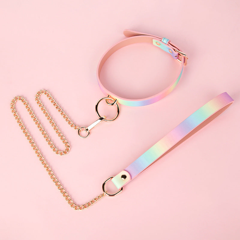 Pink colorful collar