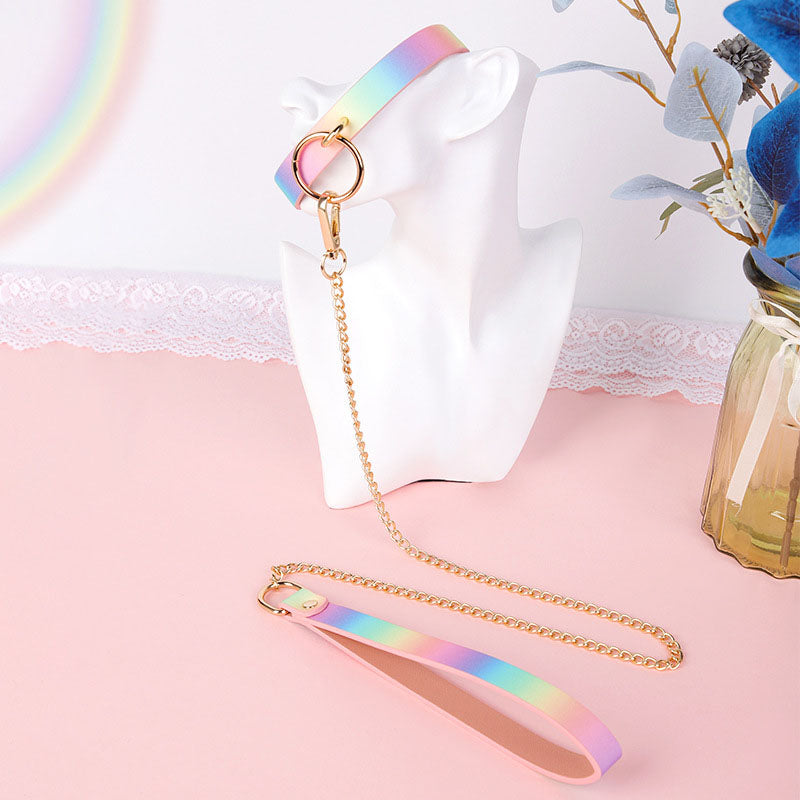 Pink colorful collar