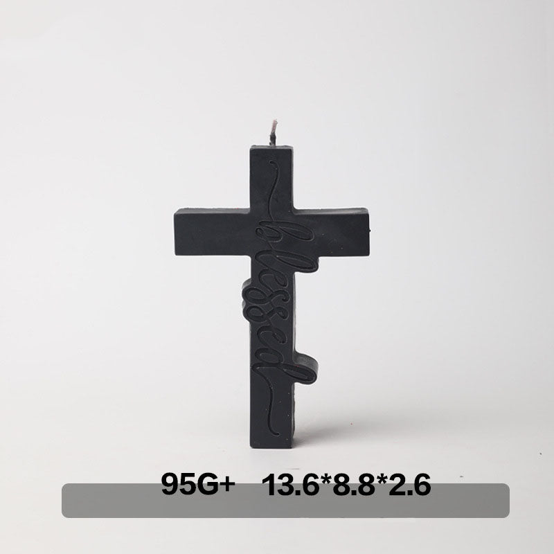 Cross low temperature candle