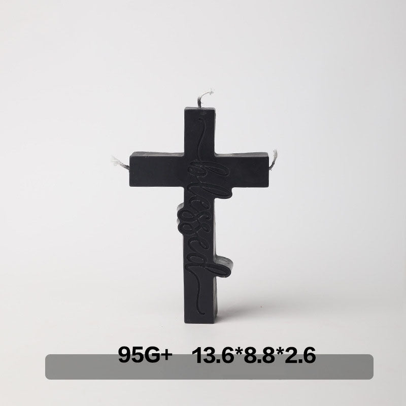 Cross low temperature candle