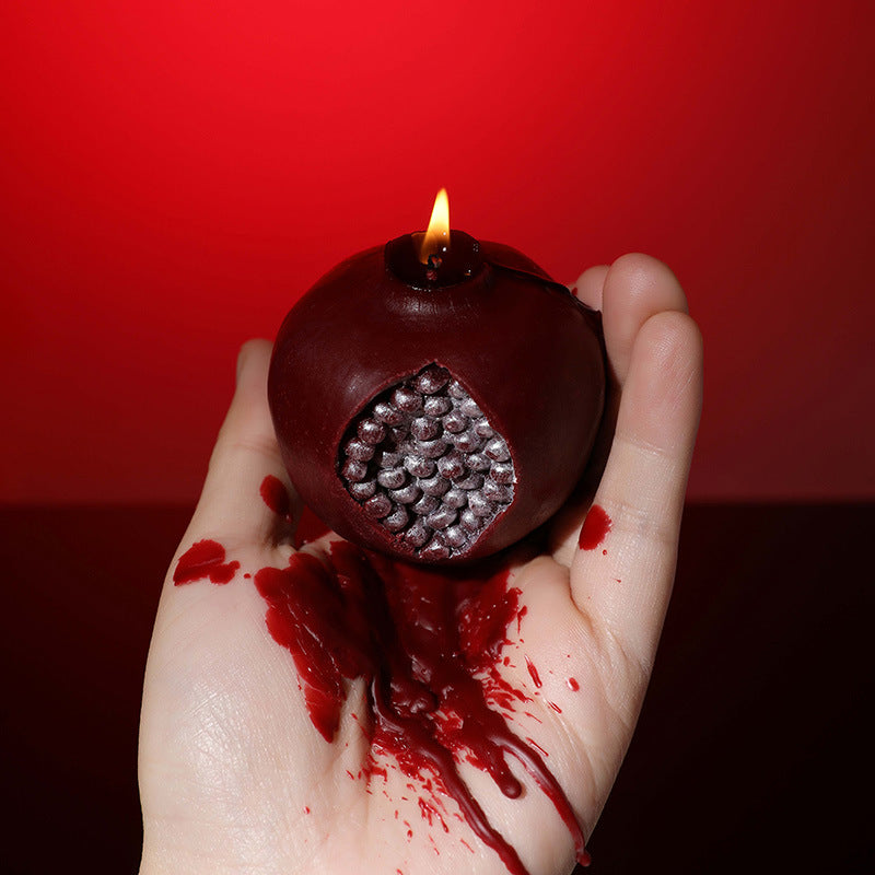 Pomegranate low temperature candle