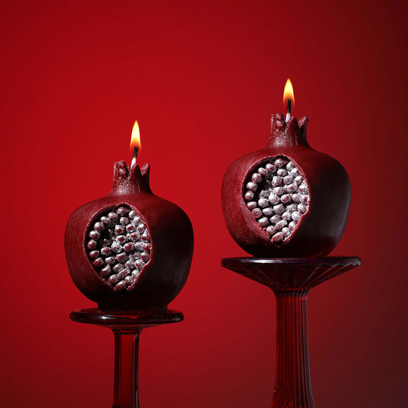 Pomegranate low temperature candle