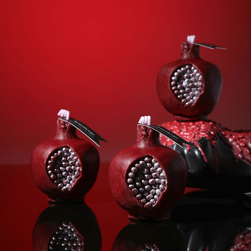 Pomegranate low temperature candle