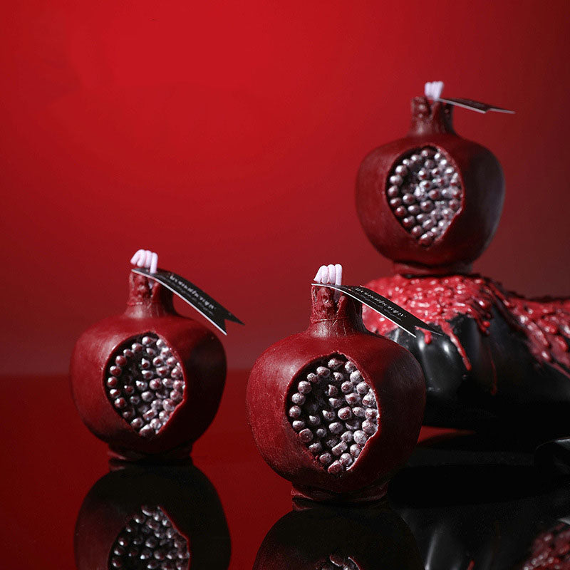Pomegranate low temperature candle