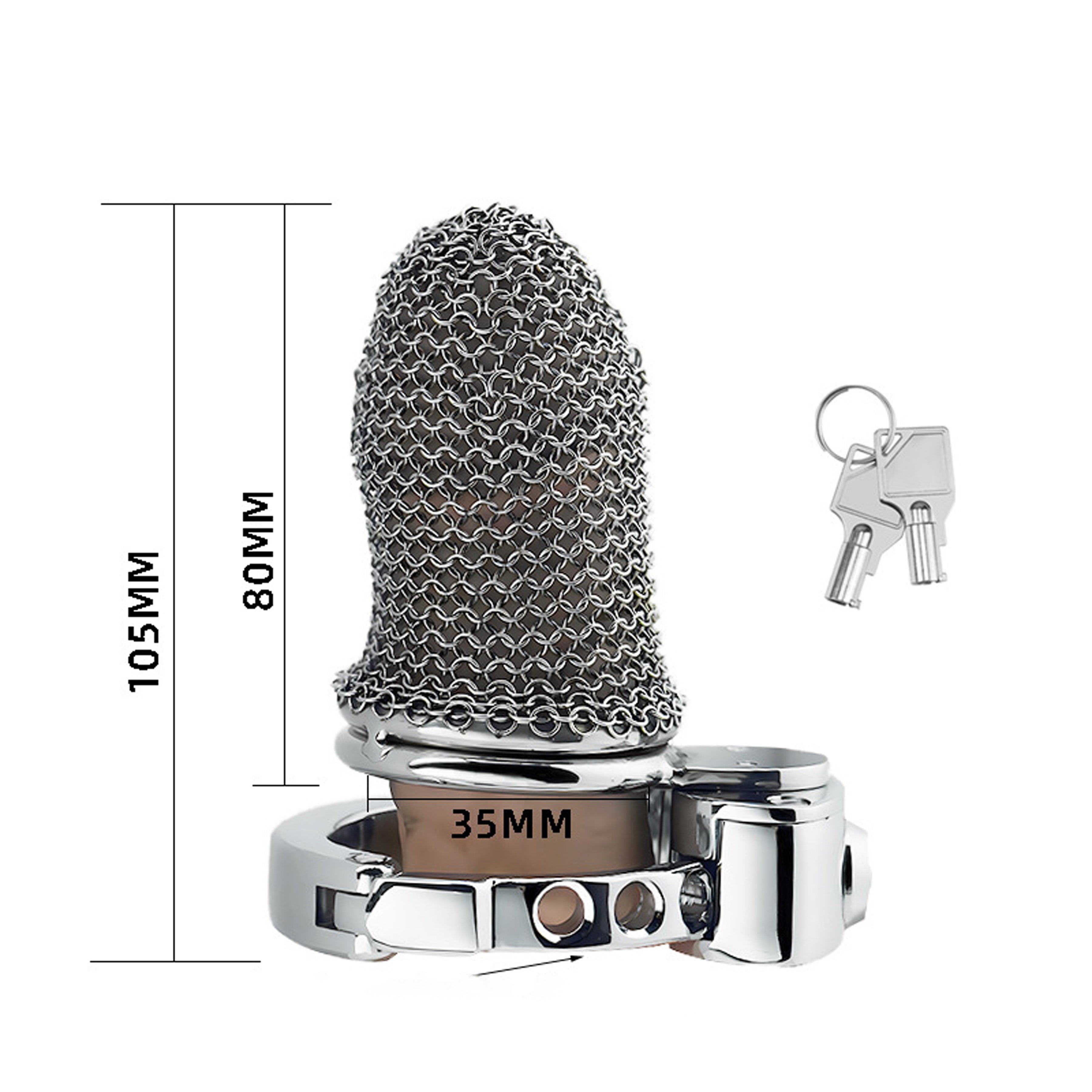 New Men's Metal Chastity Lock