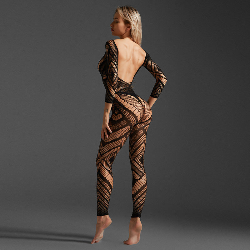 Hollow pattern jumpsuit