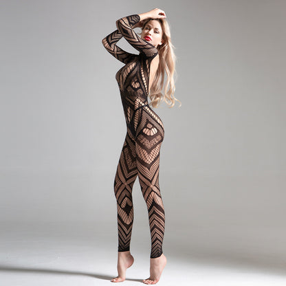 Hollow pattern jumpsuit