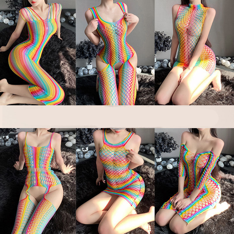 Colorful Transparent Net Clothes