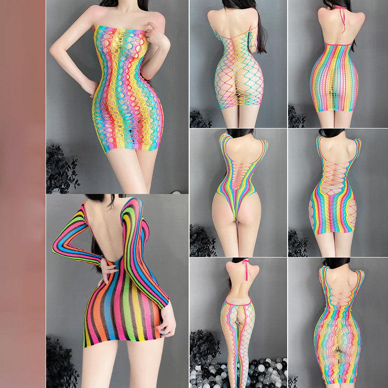 Colorful Transparent Net Clothes