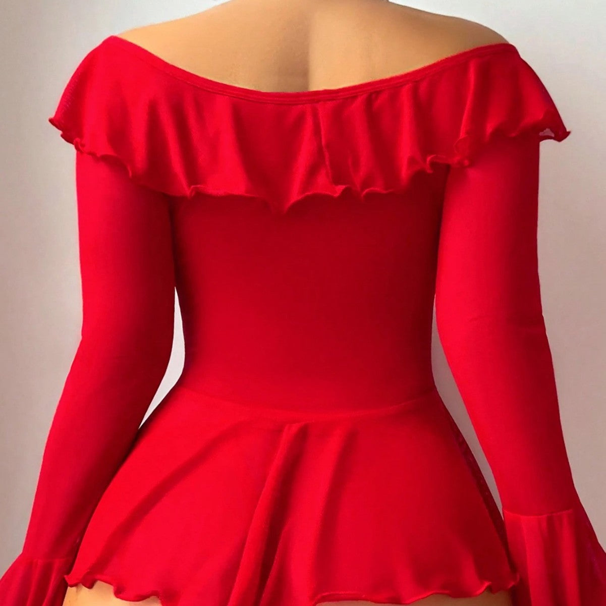 Mesh off Shoulder pajamas