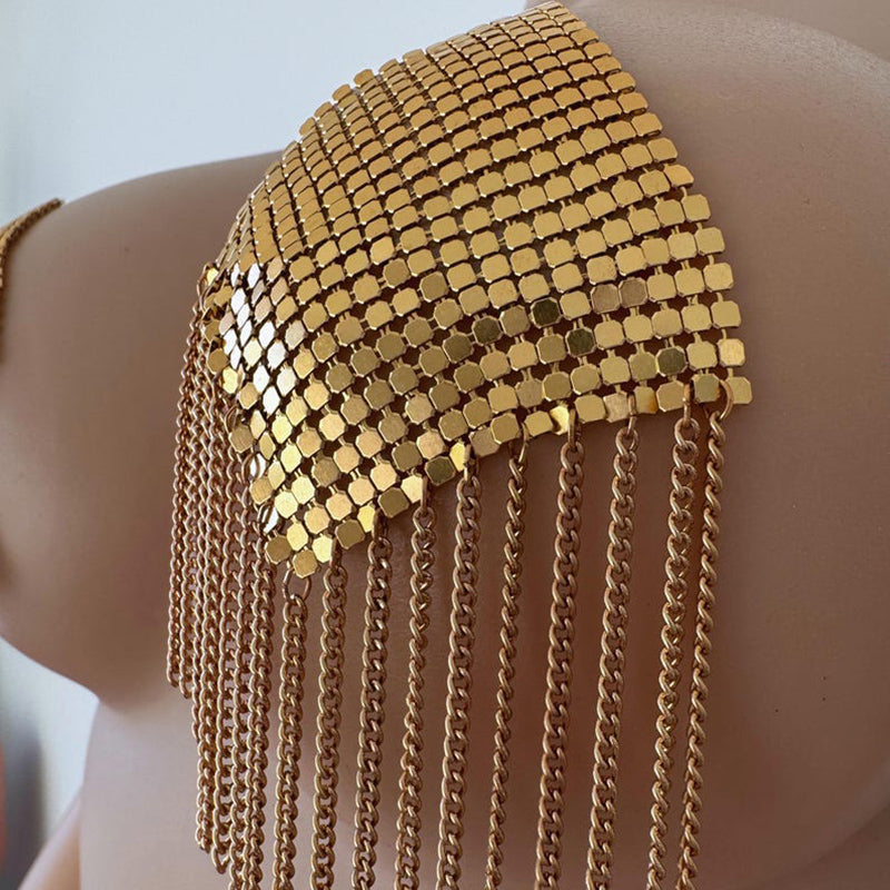 Square tassel nipple cover