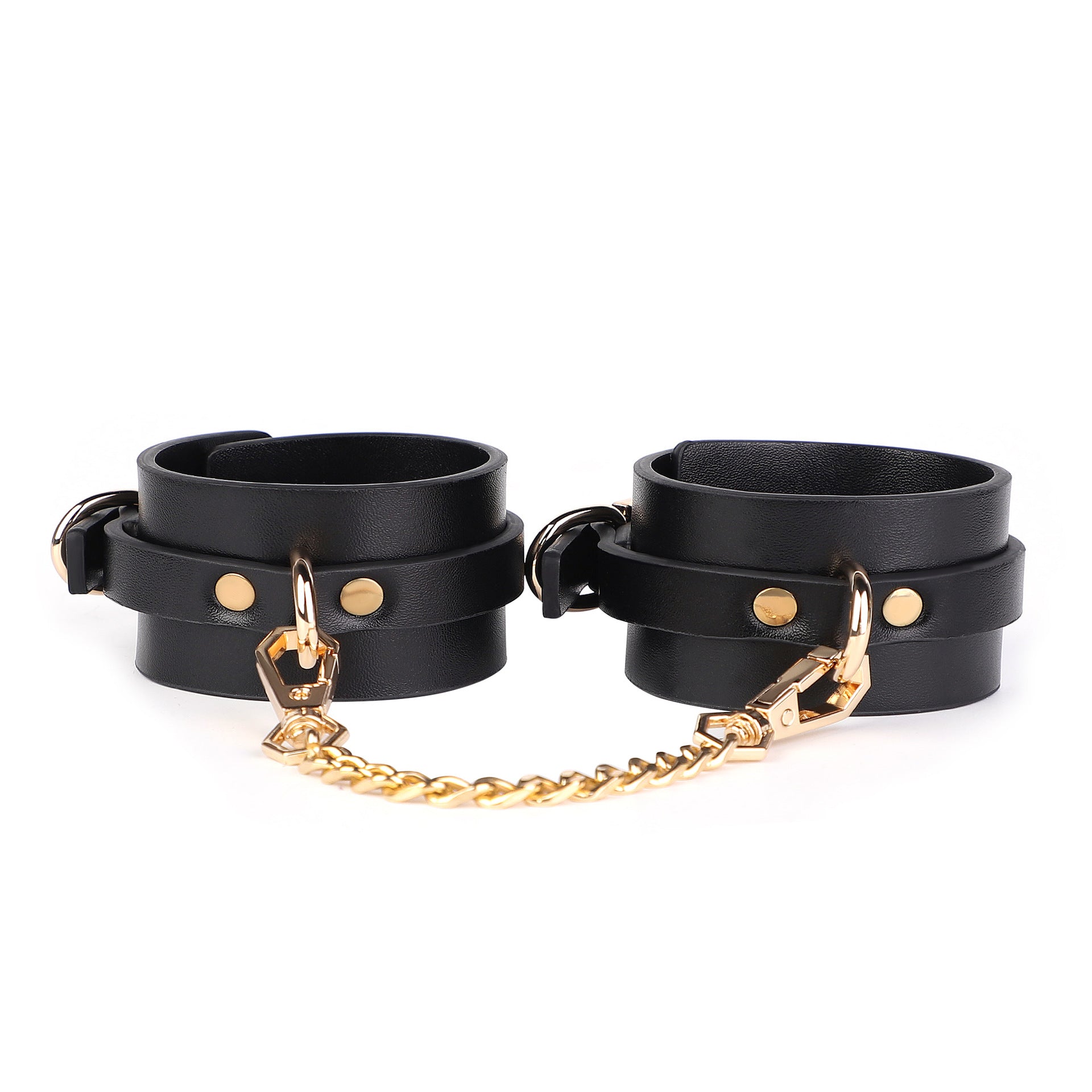 One-line handcuffs and leg cuffs set