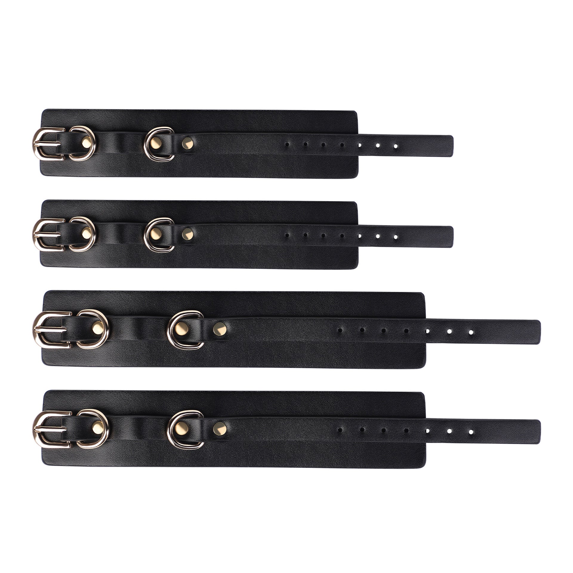 One-line handcuffs and leg cuffs set