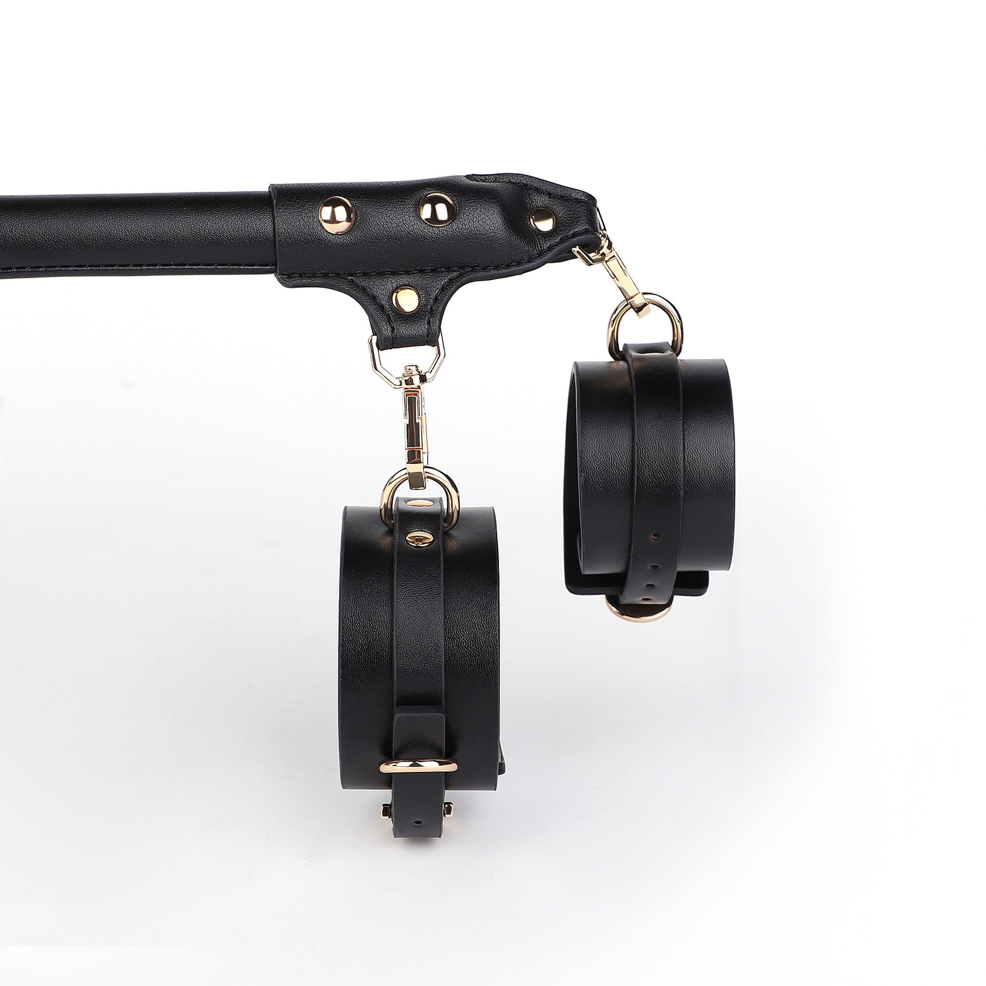 One-line handcuffs and leg cuffs set