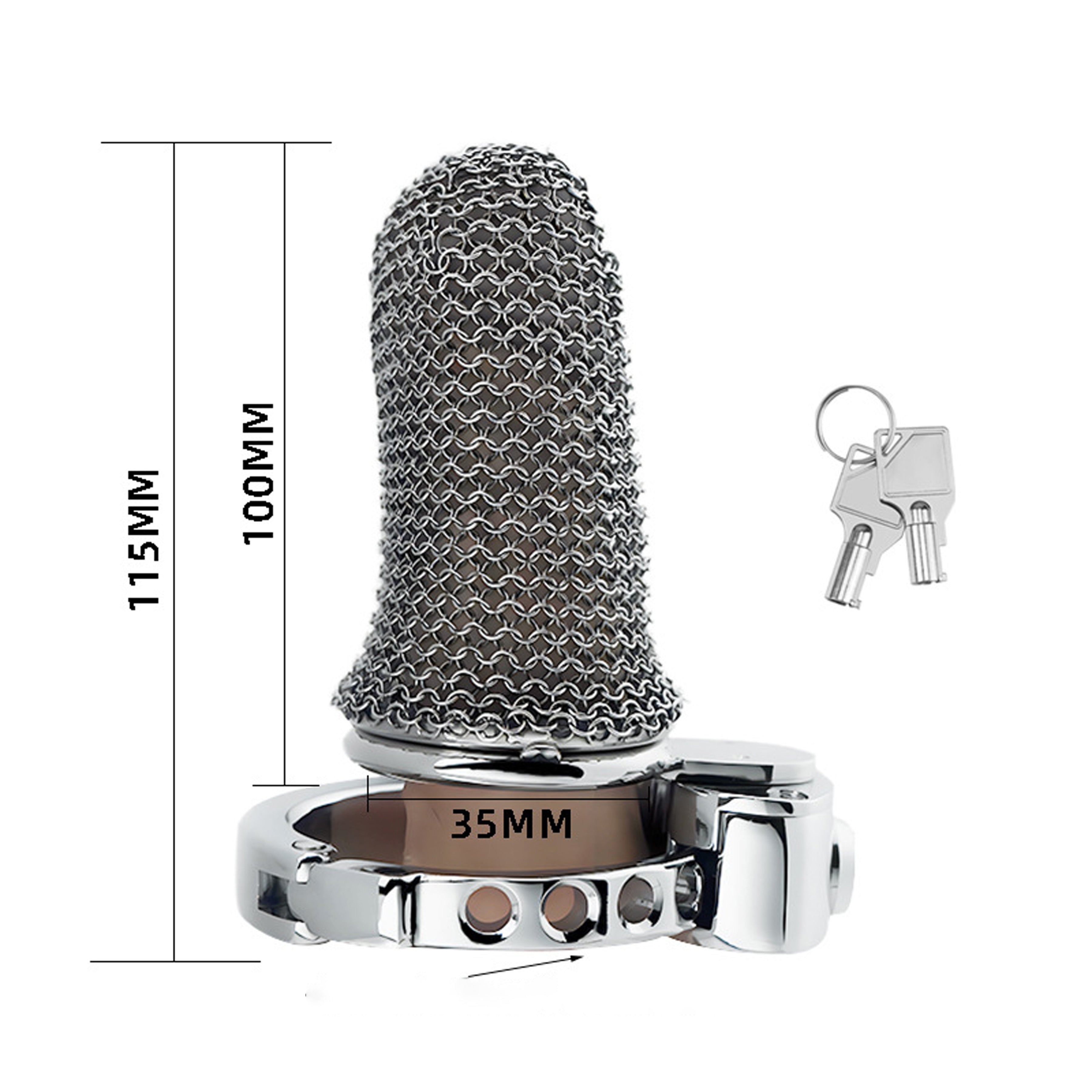 New Men's Metal Chastity Lock