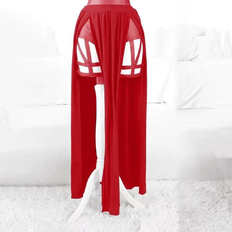 Lingerie strappy tulle dress