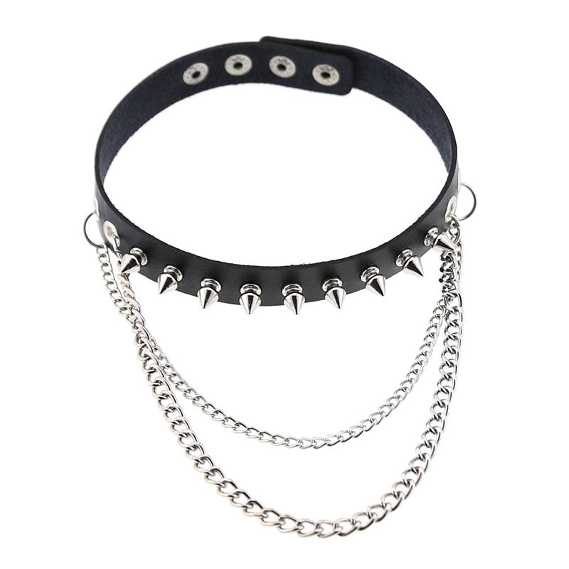 Riveted double chain choker