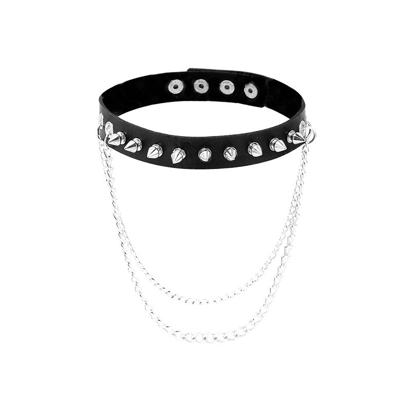 Riveted double chain choker