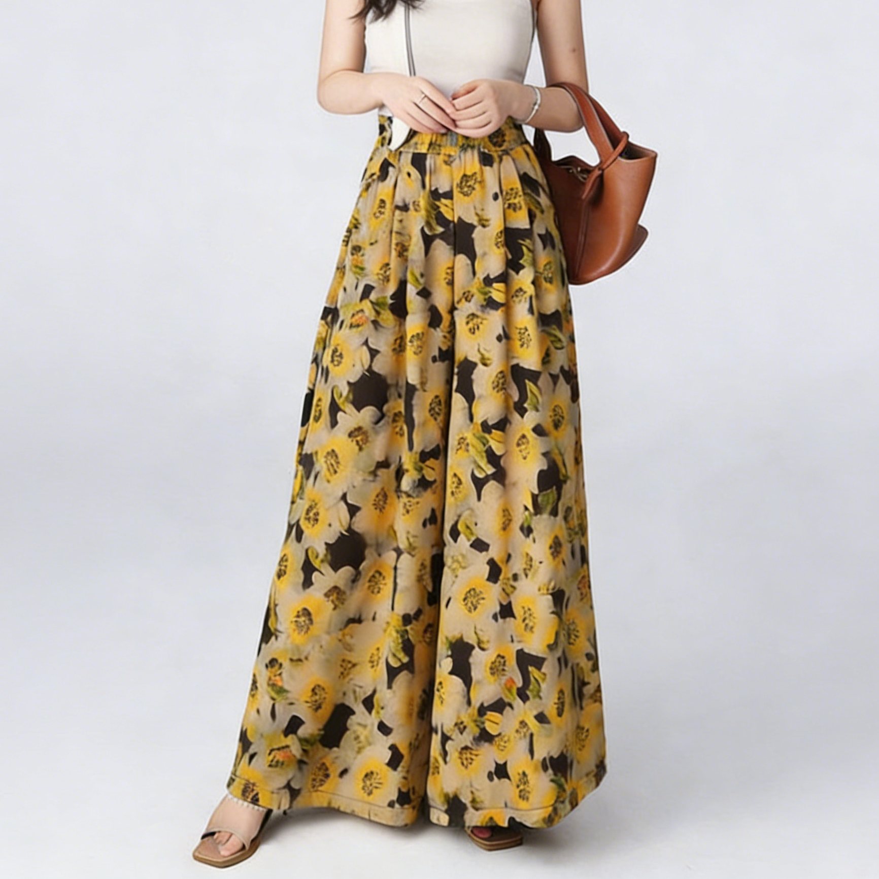 Summer casual wide-leg pants