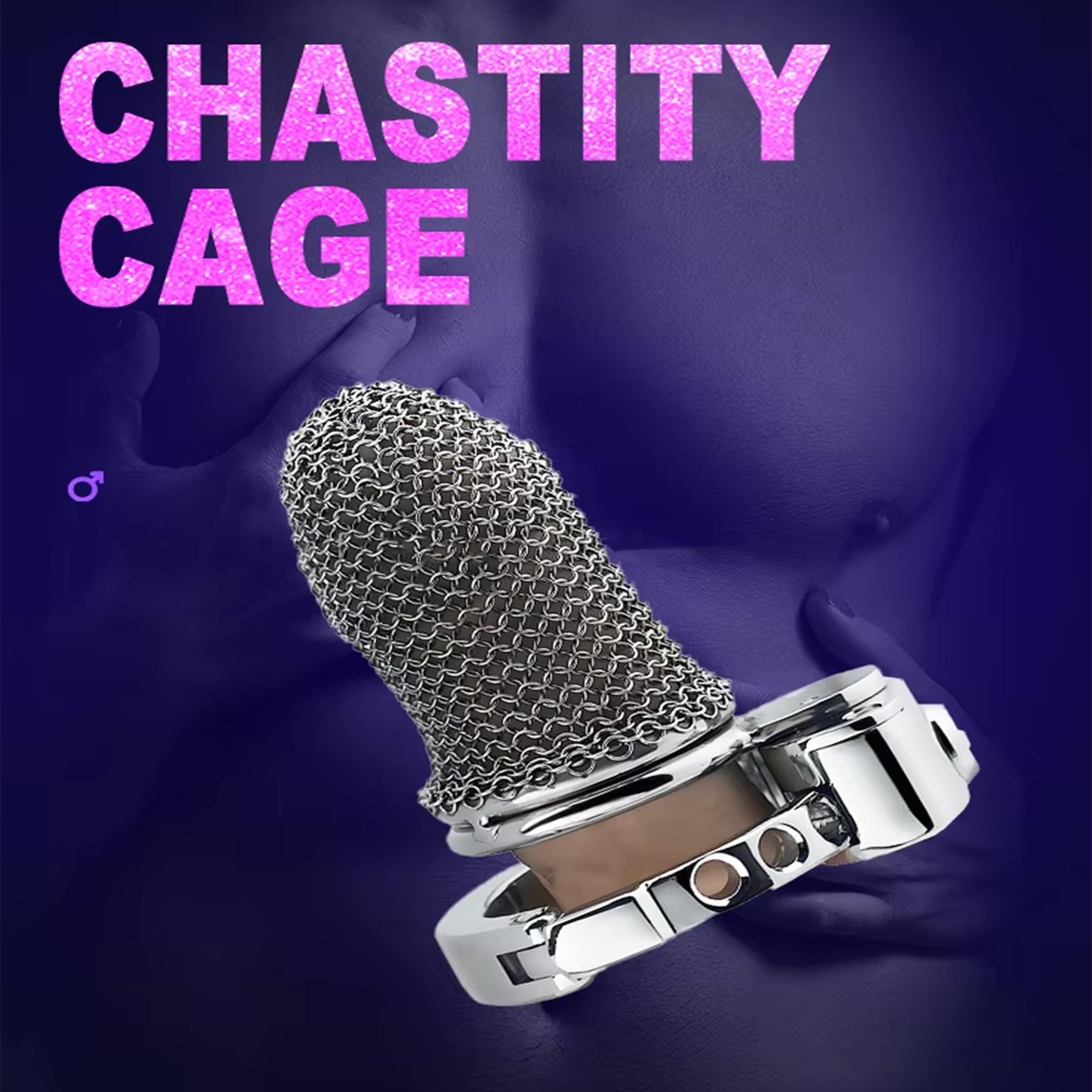 New Men's Metal Chastity Lock