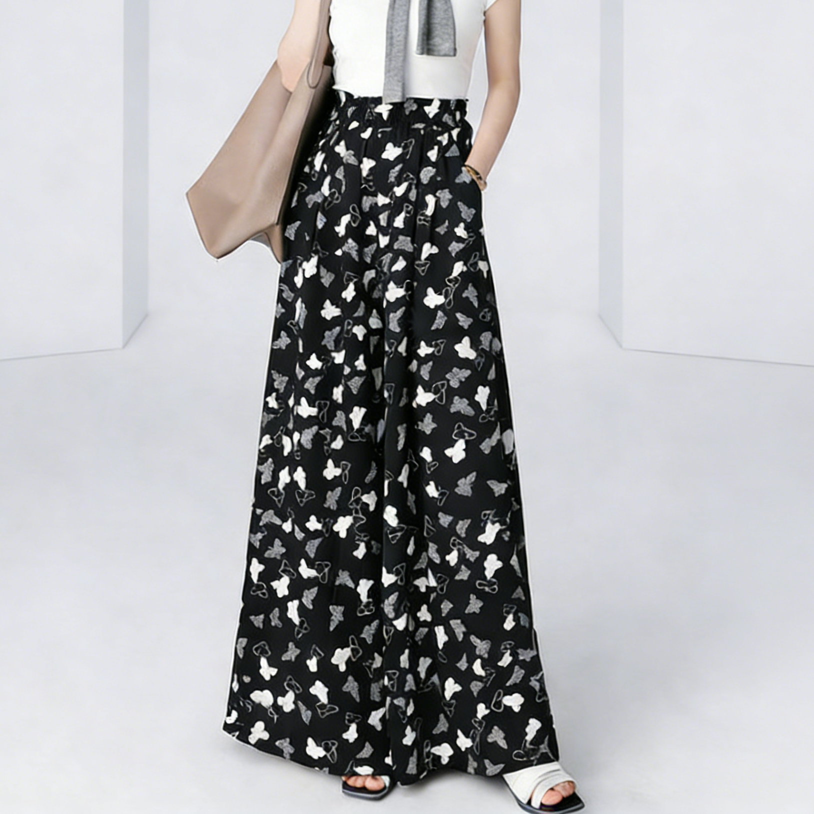 Summer casual wide-leg pants