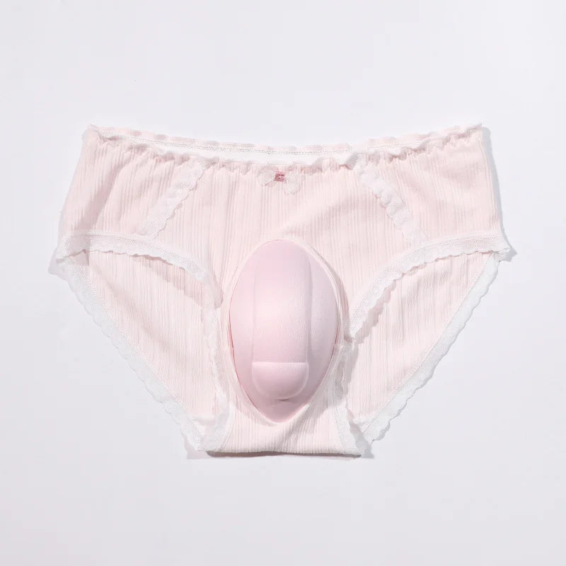 Popular cross-dressing sexy bow underwear