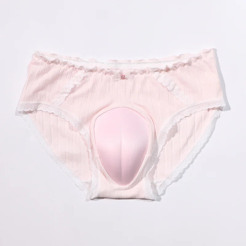 Popular cross-dressing sexy bow underwear