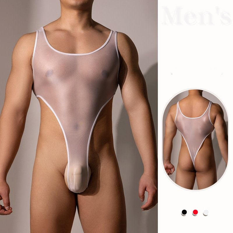 Men's sexy suspender jumpsuit