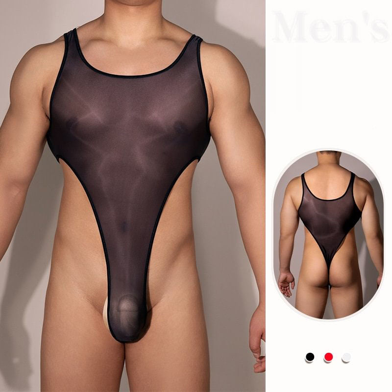 Men's sexy suspender jumpsuit