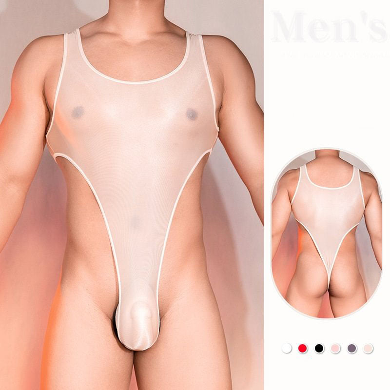 Men's sexy suspender jumpsuit
