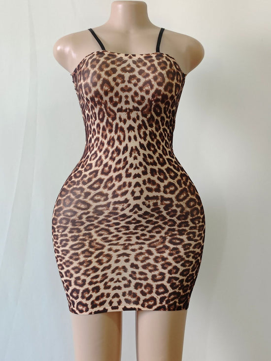 Leopard print stockings sexy lingerie – Deegnx