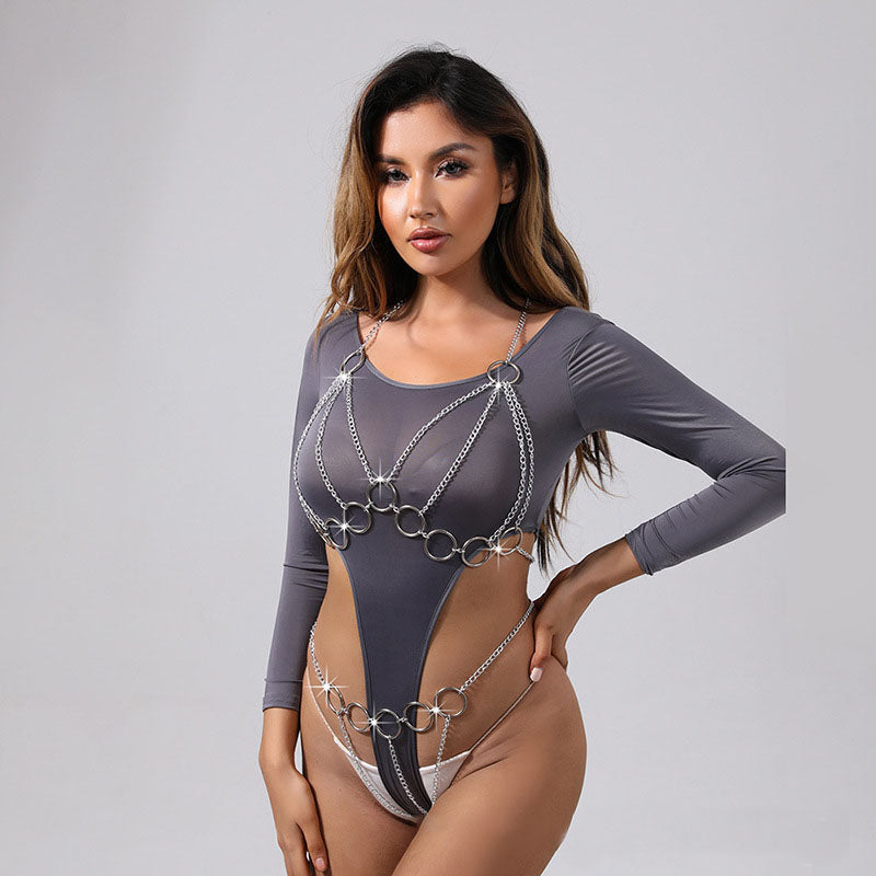 Ring mesh body chain