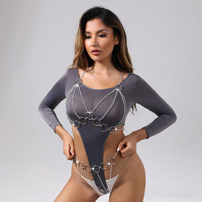 Ring mesh body chain