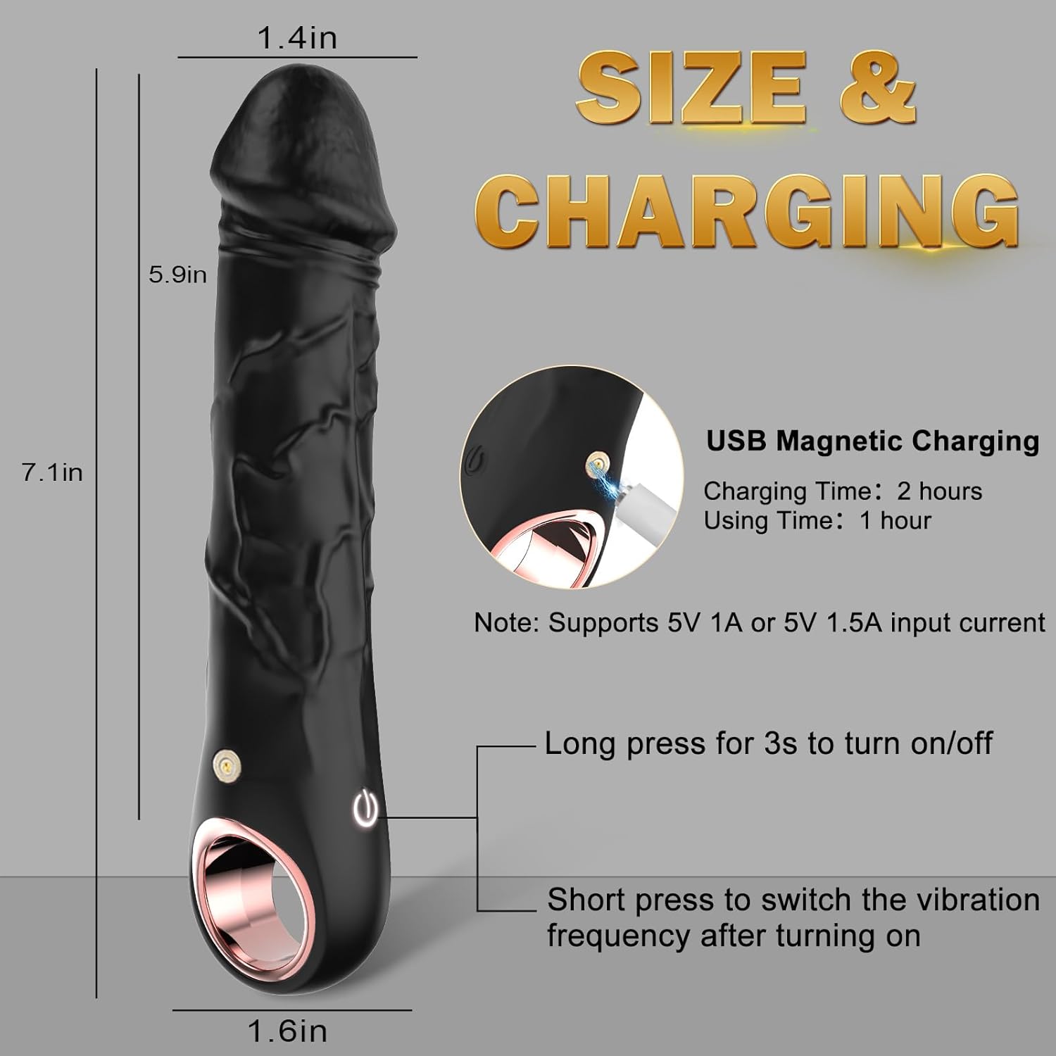 Silicone Finger Vibrator