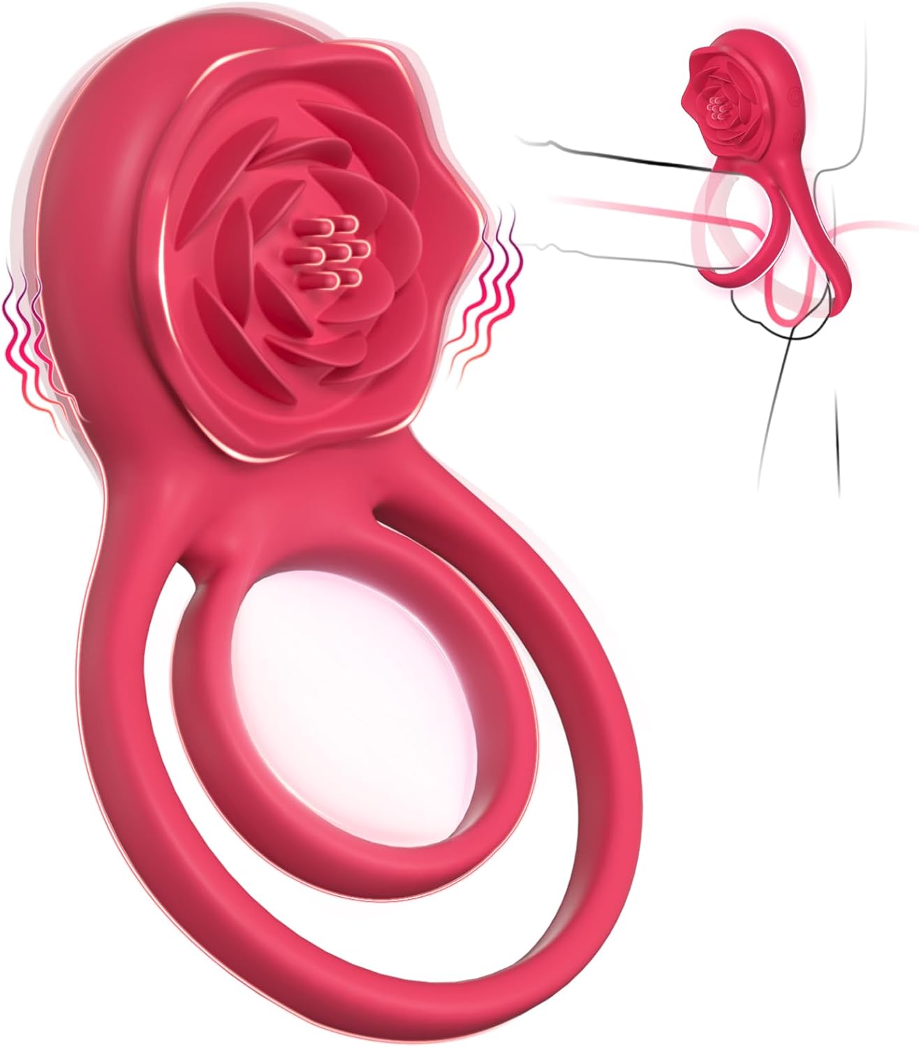 Thorny Rose Vibrating Ring