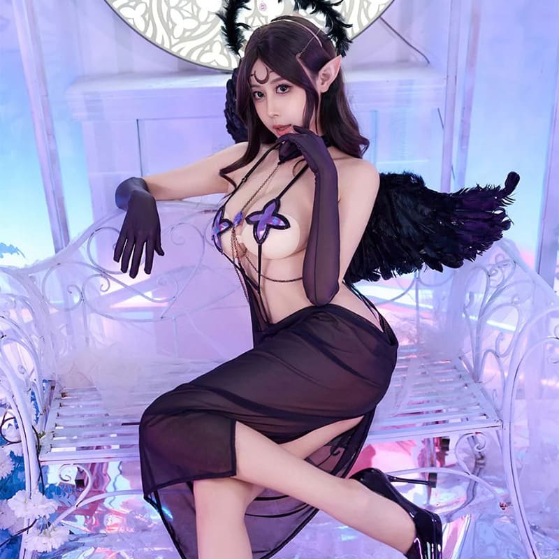 see-through bodysuit set