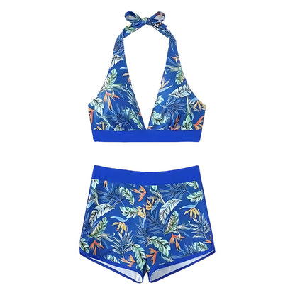 High waisted boxer swimsuit