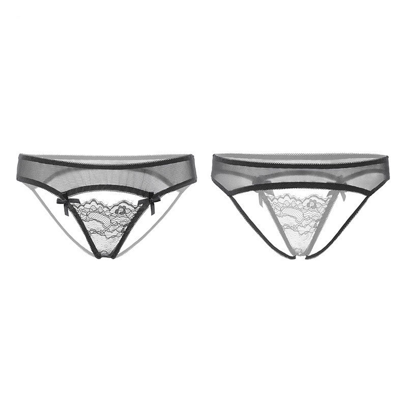 Hollow eyelash lace panties