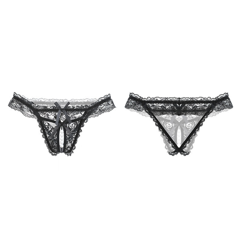 Lace pearl panties