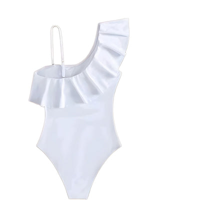 Halter stitching swimsuit