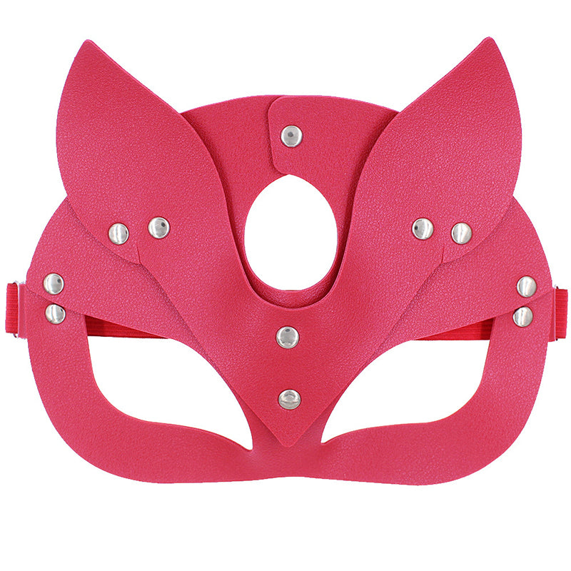 Leather fox mask