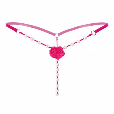 G018 Pearl Rose Thong